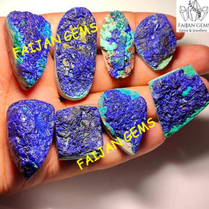หินอะซูไรต์-มาลาไคต์ ดูร์ซี่ ของ FAIJAN GEMS คุณภาพเยี่ยม ขายส่ง หินธรรมชาติ 100% หินคาแวนไซต์ดูร์ซี่แบบเม็ด สำหรับทำเครื่องประดับ - Product Image 3