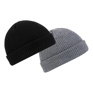 Bonnet tricoté unisexe en acrylique 100% couleur unie, décontracté, pour l'hiver, pour adultes, 56-58CM, vert, vente en gros 2026, ODM OEM - Product Image 6