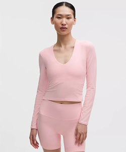 T-shirt décontracté en jersey respirant 100 % coton pour femme, col en V, ourlet incurvé, idéal pour le sport et la course, collection été - Product Image 5