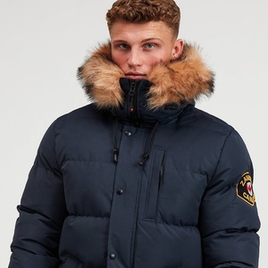 PIHA SPORTS Mens <b>Winter</b> Custom Warm Eco-Friendly Quick Dry Thick Lightweight Packable <b>Waterproof</b> Polyester Filled Puffer Coat - Product Image 2