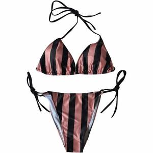 Ensemble de bikinis pour femmes de haute qualité, vente en gros, maillots de bain pour adultes sur mesure, quantité en gros, logo sur le devant, 100% polyester, séchage rapide, respirant - Product Image 5