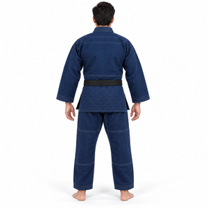 Uniforme de Judo al por Mayor para Hombres, Mujeres y Niños, con Pantalones de Algodón Grueso de Tejido Arroz y Sarga Pesada, Suministro a Granel OEM ODM - Product Image 3