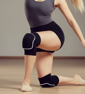 Genouillères unisexes en nylon avec élastique pour l'entraînement au volley-ball et une protection de base - Product Image 4