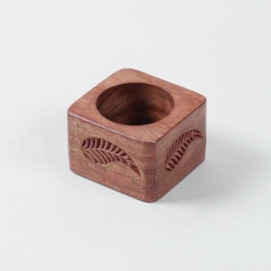 Juego de Servilleteros de Madera de Diseño, Accesorios Decorativos Hechos a Mano para Mesas de Lujo y Eventos - Product Image 1
