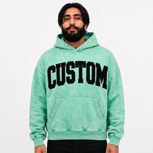 Proveedor Mayorista de Sudaderas Personalizadas para Hombre, Producción de Ropa Urbana con Pedrería para Compradores Minoristas en EE. UU. - Product Image 3