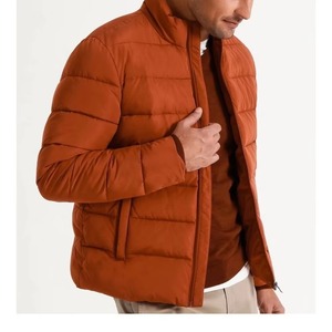 Unisex Winter Puffer <b>Jacket</b> for Men Thick Waterproof Breathable Hooded Front Customizable Colors Sizes Wholesale OEM Service - Product Image 3