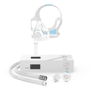 Kit de Máscara CPAP de Cara Completa MediXGuru, Kit de Terapia del Sueño para Viajes, Máscara Blanca de Tela No Tejida, Empaque Sólido - Product Image 5