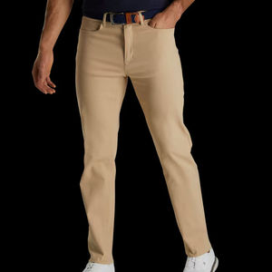 Pantalon de jogging pour homme, coupe slim, grandes tailles, couleur unie, qualité supérieure, tissu Oxford léger, mélange de coton personnalisé - Product Image 4
