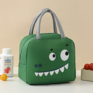 Cute Cartoon Pattern Waterproof Insulated Lunch <b>Box</b> Custom Logo Oxford Material <b>Cooler</b> Bags for Kids Students Pack Food Use - Product Image 3