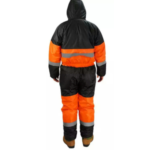 Overol de Invierno de Alta Visibilidad con Aislamiento, Reflectante, con Capucha, Impermeable, Acolchado, para Trabajo, Venta al Por Mayor - Product Image 2