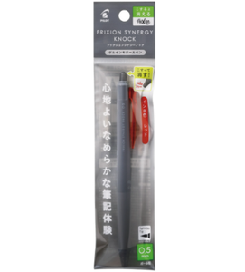 Bolígrafo de Gel Borrable Pilot Frixion Synergy Knock de 0.5 mm con Punta Synergy para una Escritura Suave, Paquete Hangsell (LFSK-15) - Product Image 1