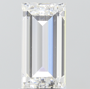 Diamant blanc synthétique CVD de laboratoire, taille baguette fantaisie, VVS VS DEF, solitaire, certifié IGI, pour la fabrication de bijoux par RAAMAA - Product Image 1
