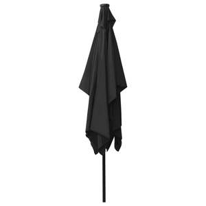 Parasol de jardin pliable 6,6 x 9,8 pieds en noir, fabriqué en polyester durable pour une utilisation en extérieur sur la terrasse - Product Image 6