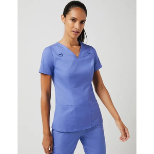 Wholesale Paramedical Uniform Supplier Factory Direct Flexible Comfortable <b>Nursing</b> Wear Top & Bottom Set Healthcare Scrub Sets - Product Image 4