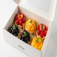 Cajas de Embalaje para Pasteles de Queso, Personalizadas, de Lujo, Ecológicas, Portátiles, Reutilizables, al por Mayor, para Cumpleaños, Bodas, Mini Cajas de Regalo para Cupcakes
