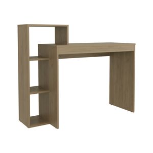Britt 43 \ "ampia scrivania in rovere naturale con quattro ripiani per il soggiorno dell'home Office o la configurazione dei giocatori - Product Image 2