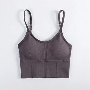 Sujetadores deportivos sin costuras para mujer, bralette acolchado con efecto push-up, top elástico tipo brassiere para fitness y gimnasio, ropa interior deportiva. - Product Image 5