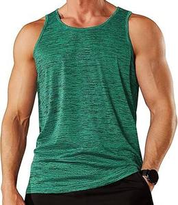 Camiseta Interior para Hombre, Corte Ajustado, Camiseta sin Mangas de Verano, Chaleco Deportivo Juvenil, Transpirable, de Poliéster/Algodón, Personalizable - Product Image 2