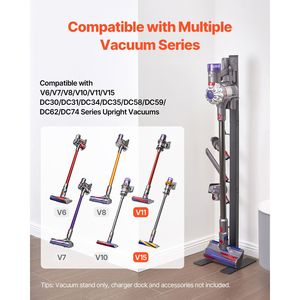 Soporte estable para aspiradora Dyson con 6 ganchos para V6-V11 para V15 DC30-DC35 reutilizable - Product Image 2