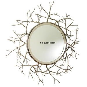 Espejo de Pared de Aluminio, Espejo Decorativo de Pared Único y Más Vendido, Espejo de Pared con Diseño Clásico para Interiores y Exteriores - Product Image 1