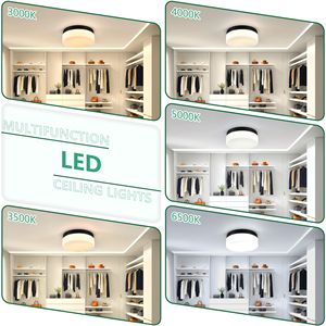 Plafoniera LED Moderna da 24W, 12 Pollici, 1 Pezzo, per Cucina, Armadio e Bagno - Nuovo Stile, Lampada da Incasso - Product Image 6