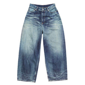 Vaqueros Baggy Rectos Personalizados de Estilo Urbano para Hombre, Vaqueros de Mezclilla de Algodón Oscuro Desgastado, Pantalones Vaqueros Vintage de Moda para Hombre - Product Image 1