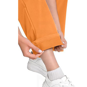 Women Regular Straight Fit Summer Vintage Casual Jogger Sweatpants Adjustable Waist 100% Cotton Anti-Wrinkle Quick Dry Windproof - Product Image 4