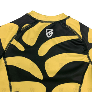 KidsShort Sleeve <b>Compression</b> Rashguard Wholesale Rate Printed Long Sleeve Rash Guard <b>Shirt</b> Adults Custom Sublimated MMA Use - Product Image 5