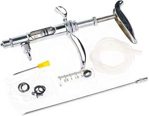 กระบอกฉีดยาคุณภาพสูง ใช้ซ้ำได้ ทนทาน ปรับได้ สำหรับฉีดวัคซีนสัตว์ปีกและปศุสัตว์  แบบกำหนดเองได้ - Product Image 5