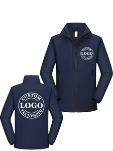 Custom Couple Hooded Varsity Jacket Personalized Photo Text/Logo Front Lightweight Full Zip Zipper Pockets Loose Casual Winter - Product Image 2