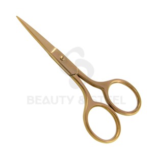 Ciseaux de manucure de qualité chirurgicale supérieure avec poignées ergonomiques et finition cuivre rayonnant pour une précision professionnelle en salon - Product Image 6