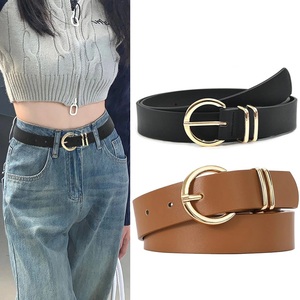 Cinturón de Cuero Genuino para Hombre, Casual, con Hebilla de Aleación Automática con Logotipo Personalizado y Patrón Grabado, Unisex - Product Image 2