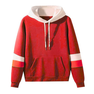 Sweat-shirt à capuche pour homme, coupe classique, motif uni, 100% coton, fermeture éclair quart de tour, impression du logo sur le devant. - Product Image 1