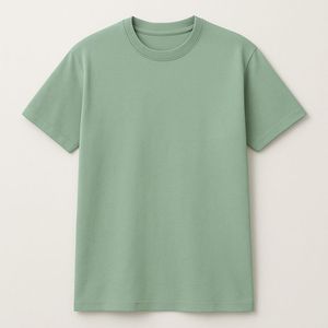เสื้อยืดผู้ชายทรงปกติ น้ำหนัก 260 กรัม เนื้อผ้าโพลีเอสเตอร์/คอตตอน ระบายอากาศได้ดี คอวี แขนสั้น ถักทออย่างดี เป็นมิตรต่อสิ่งแวดล้อม - Product Image 4