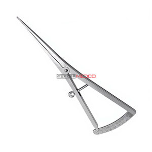 Calibre Droit Manuel de 7 Pouces pour Cartographie Osseuse, Échelle de Mesure de Précision 0-40mm, Acier Inoxydable Allemand, Poignée Ergonomique - Product Image 4