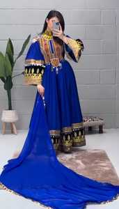 Latest Afghani Casual <b>Dresses</b> Premium Ethnic Embroidery Traditional Women's Clothing Export Quality - Product Image 4