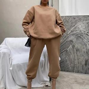 ชุดวอร์มผู้ชายแบบเรียบ หนานุ่ม ไซส์ใหญ่พิเศษ ผ้าฝ้าย 100% แขนสั้น คอกลม ชุดสเวตเชิ้ต ชุดวอร์มผู้หญิง - Product Image 5