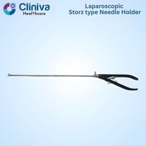 <b>Laparoscopic</b> Storz Type Needle Holder Straight Jaw High Quality Reusable Surgical <b>Instruments</b> - Product Image 2