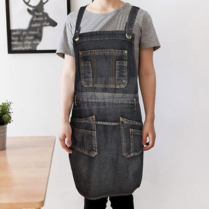 Wholesale Custom Logo Design Durable Cotton Sleeveless Chef Bar <b>Aprons</b> Adjustable Comfortable Eco-Friendly Breathable <b>Aprons</b> - Product Image 6