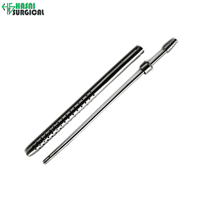 Tube d'aspiration Poole droit en acier inoxydable, instrument chirurgical - Product Image 3