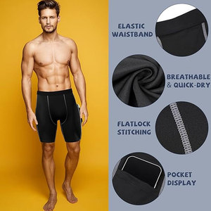 High Quality Breathable Quick Dry <b>Compression</b> <b>Shorts</b> Men Wholesale MMA Athletic Workout Running <b>Compression</b> <b>Short</b> Sale - Product Image 5