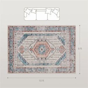 Alfombra Vintage para el Hogar, para Salas de Estar, Dormitorios, Comedores, Alfombras y Conjuntos de Alfombras para Piso - Product Image 6
