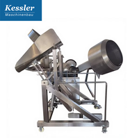 Nouveau système de levage automatique à godet basculant en acier inoxydable de qualité alimentaire, capacité de 3000 kg/h pour la manutention verticale des aliments