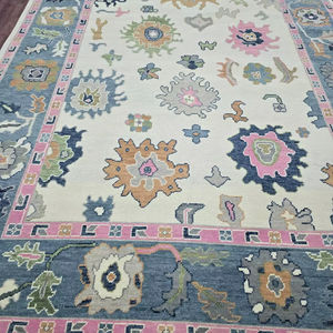 Alfombra de Lana Pura de Alta Calidad, Tejida a Mano, de Pelo Corto, Diseño Moderno, Patrón Abstracto, Lavable, Antideslizante, para Sala de Estar - Product Image 1