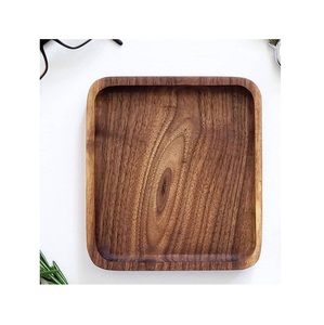 Bandeja de Madera Multiusos para Servir Desayuno, Café, Té, Mesa de Comedor, Cocina, Sala de Estar, Hogar y Oficina - Product Image 4