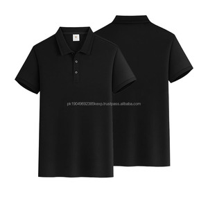 Camisa Polo Deportiva de Golf de Algodón y Poliéster Bordada Lisa con Logotipo Personalizado de Alta Calidad para Uniformes Corporativos de Negocios para Hombre - Product Image 5