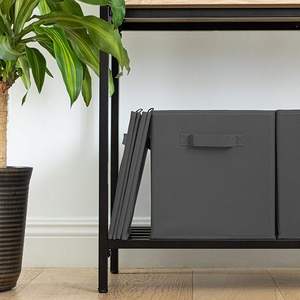 Caja de almacenamiento de tela elegante vietnamita para decoración de temporada - Product Image 1