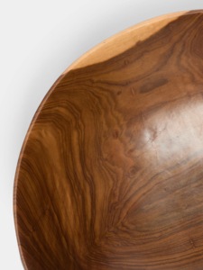 Bol de service en bois jetable écologique en gros – Vaisselle rustique artisanale en bois naturel pour salades, fruits et collations – Idéal pour la cuisine et la salle à manger - Product Image 4