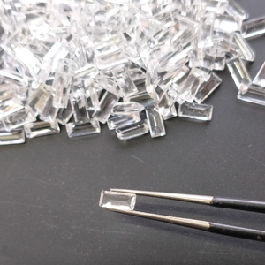 Topacio Blanco Natural 7x3.5MM Corte Baguette Piedra Preciosa Suelta de Excelente Calidad para Joyería - Product Image 4