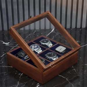 Organizador de Relojes de Madera para Uso Doméstico, Caja de Presentación de Relojes de Madera para Tiendas Minoristas por AYAANS - Product Image 4